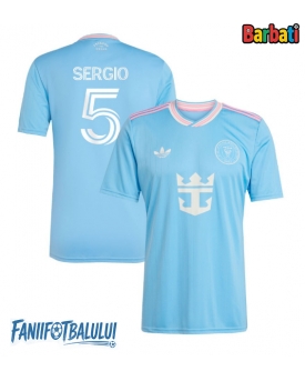 Inter Miami Sergio Busquets #5 Tricou Fotbal Replică 2025-26 Barbati Treilea
